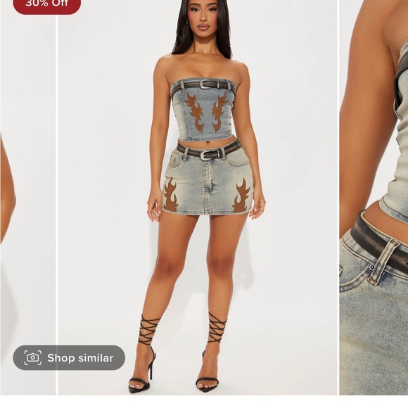 Fashion nova brand two piece set - Picture 2 of 5